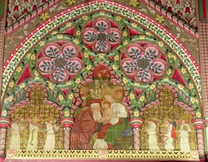 Adoration des Mages, retable, d